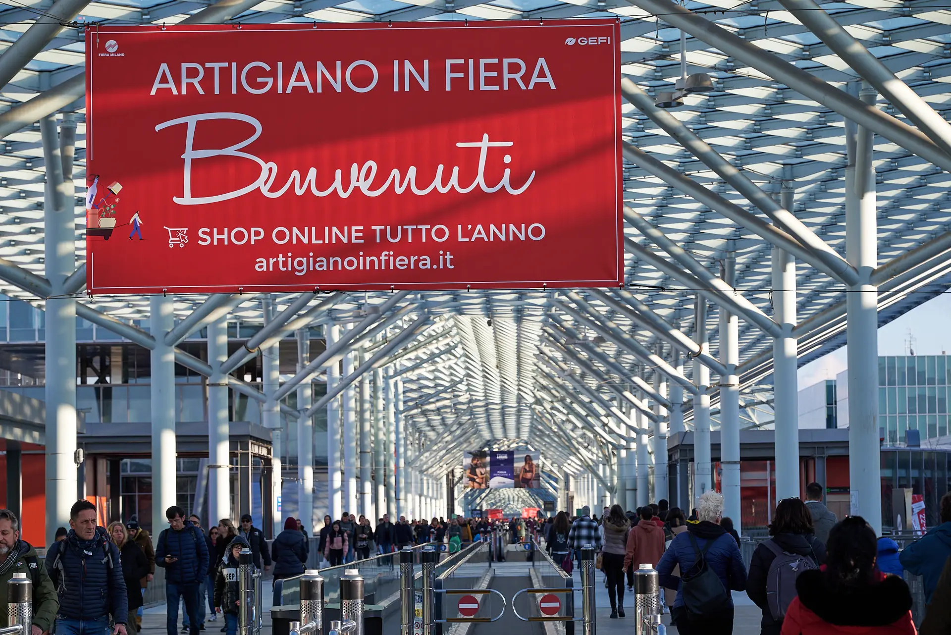 Ingresso di Artigiano in Fiera al Quartiere Fiera Milano Rho